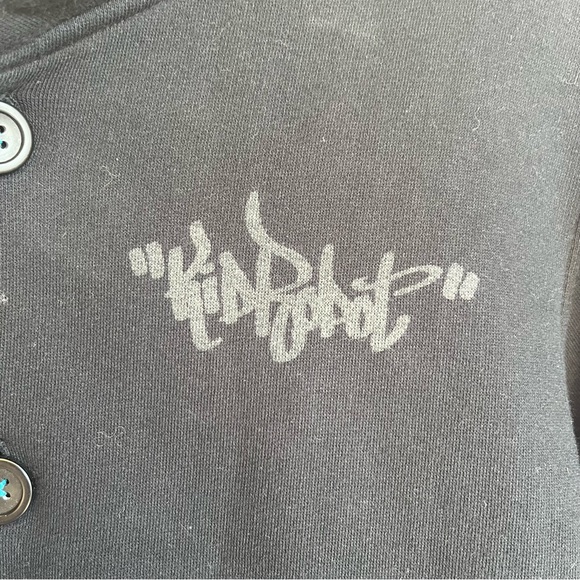 kid robot black graphic cardigan size M - Picture 4 of 7